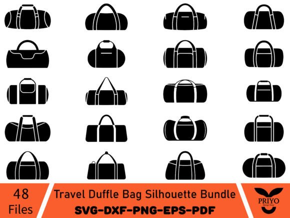 A Review of the Travel Duffle Bag Silhouette Bundle for Crafts & Graphics