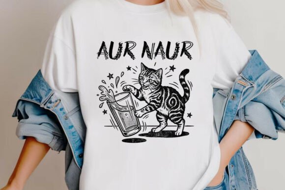 Aur Naur Cat Mama Shirt: A Designer’s Take on a Humorous Embroidery File
