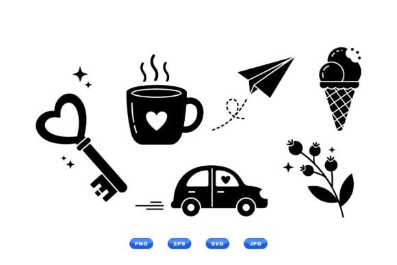 Evaluating the Cute Love Icon Clipart Pack for Client Graphics and Crafts