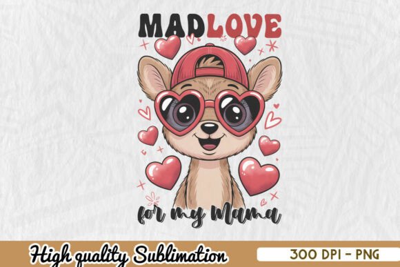 Evaluating the Mad Love Deerly Mama Cute PNG for Embroidery Projects