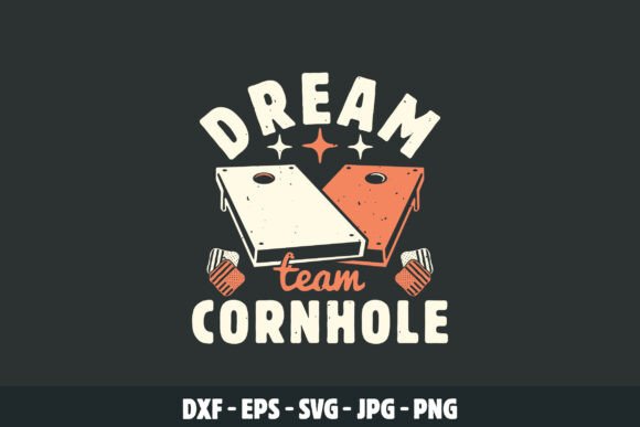 Reviewing Dream Team Cornhole T-shirt Design -V02 for Embroidery