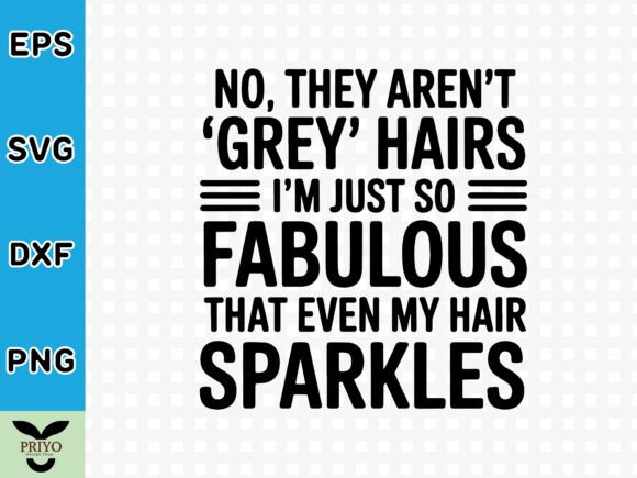 Sparkly Hair Graphics for Crafters & Product Creators