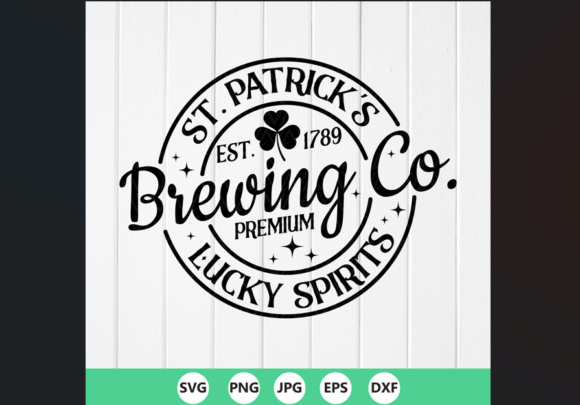 St. Patrick s Brewing Co. Lucky Spirits Graphics for Crafts