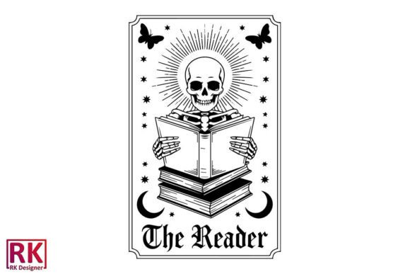 The Reader Embroidery Design: A Book Lover's Charm